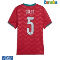 Portugal Diogo Dalot #5 Domaci Dres za Ženska SP 2026 Kratak Rukav